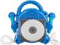 Preview: Idena 40284 - CD Player Sing Along für Kinder, tragbar und batteriebetrieben, mit LED Display, Anti-Schock und zwei Mikrofonen für Karaoke, hellblau