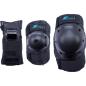 Preview: K2 Skates Unisex – Erwachsene PRIME PAD SET SLIM — Schoner Set fürs Inline Skaten — black - blue — 30E1414