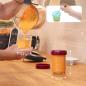 Preview: Babymoov Babybols aus Glas Behälter für Babynahrung - zum Aufbewahren und Einfrieren von Babybrei, 4x 220ml + 4x 100ml + Rezeptbuch