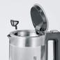 Preview: SEVERIN Mini Glas Wasserkocher 0,5L, Edelstahl-gebürstet, max. 1100 W, schwarz, WK 3499 REAL + OTTO