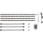 Preview: BRILO Leuchten - LED TV Beleuchtung, LED Band dimmbar, LED Strip selbstklebend, 2m, USB-Anschluss, geeignet für 32-78 Zoll, Licht-Leiste 48 x RGB-LED Farbwechsel