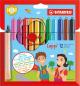 Preview: Filzstift mit Kappenring - STABILO Cappi - 12er Pack - mit 12 verschiedenen Farben