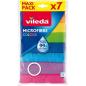Preview: Vileda Mikrofasertücher Colors 7er Pack, Allzwecktücher Multipack aus Mikrofasern, 30 x 30 cm