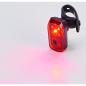 Preview: Prophete Fahrrad LED-Batterierücklicht, mit Bremslichtfunktion, mit Silikonhalter