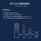 Preview: SodaStream Wassersprudler TERRA Vorteilspack mit CO2-Zylinder, 2x 1L spülmaschinenfeste Kunststoff-Flasche und 1x 0,5L spülmaschinenfeste Kunststoff-Flasche, Höhe 44cm, Schwarz