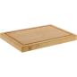Preview: ZWILLING - Schneidbrett aus massiven Bambusholz mit Saftrille, beidseitig nutzbar, groß, 42 x 31 x 4 cm