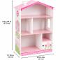 Preview: KidKraft 14604 - Kinder Puppenhaus-Bücherregal -  Rosa & Weiß - Höhe ca. 97 cm