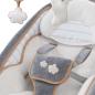 Preview: Ingenuity Bella Teddy Babywippe & Babyschaukel, Plüschsitz, Vibration, Musik, klappbar, ab Geburt bis 30 Monate, max. 18 kg