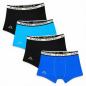 Preview: KAPPA 4er Pack Herren Boxershort (19-4150) Black-Blue-Turquoise Gr. M
