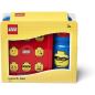 Preview: LEGO® Lunch-Set Classic Panier-Repas ICONIC SMILY -Trinkflasche + Brotdose  - Rot / Blau