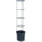 Preview: Prosperplast Anzuchttopf für Tomaten mit Rankhilfe - wetterfest & UV-beständig | ideal für Garten & Terrasse (29,5 cm)