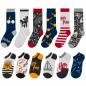 Preview: HARRY POTTER - HERREN Adventskalender 12 Paar Socken 42-46 ( 6 Paar Socken & 6 Paar Sneaker ) ALL I WANT FOR CHRISTMAS