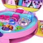 Preview: Polly Pocket GKL60 - Polly Pocket „Klein – ganz groß“ Freizeitpark Rucksack mit verstellbaren Trägern, 2 kleinen Puppen, einem Eiswagen und Fahrgeschäften