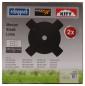 Preview: Scheppach Ersatzmesser fr Freischneider Motortrimmer  255 x 25,4 x 1.5 mm Z4 