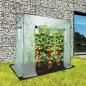 Preview: Haushalt International Gewächshaus 200x77x148/169cm 2Fenster Tomatenhaus Treibhaus Beet Garten Pflanzen