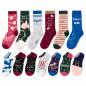 Preview: HARRY POTTER - DAMEN Adventskalender 12 Paar Socken 35-41 ( 6 Paar Socken & 6 Paar Sneaker ) PROPERTY