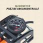 Preview: Prophete Luftpumpe, Fahrradpumpe, Stand- & Fußpumpe für alle Ventilarten, Schwarz AUSSTELLUNGSSTÜCK