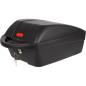 Preview: Polisport Fahrradgepäckträgerbox mit Quick-Release 5KG / 11L, Kunstoff, abschließbar, schwarz