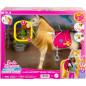 Preview: Mattel HXJ42 - Barbie bewegliches Pferd -  Pferdeabenteuer - Tanz und Show Pferd - mit Zubehör