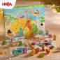 Preview: HABA Adventskalender - Weihnachten auf dem Bauernhof – 3D-Spielkulisse mit 24 liebevollen Holzfiguren