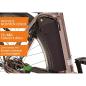 Preview: Prophete 0403 - E-Bike Akku-Schutzhülle, Abdeckung für AEG Side-Click, aus Neopren-Material, zum Schutz vor Wasser und Schmutz, Farbe schwarz