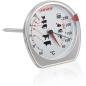 Preview: Leifheit Thermometer, kombinierte Anzeige für Ofentemperatur und Kerntemperatur auf einem Blick, Grillthermometer mit Skala für ideale Garpunkte