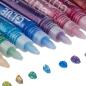 Preview: folia 574 - Glitter Glue, Klebestifte mit Glitzer, 10 Stifte sortiert in 10 Farben