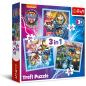 Preview: Trefl 34869 -  3in1 Puzzle, PAW PATROL Mighty Movie, von 20 bis 50 Teilen, 3 Sets