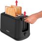 Preview: Tefal TT165N Principio Select Toaster (850 Watt, 7 Bräunungsstufen, Krümelschublade, Hebe-Funktion, Brötchenaufsatz) schwarz