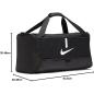 Preview: Nike Unisex – Erwachsene Academy Team Fußball Seesack, Größe: M - 64 x 30 x 31 cm / 60 L , SCHWARZ