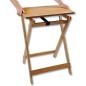 Preview: KESPER BBQ- & Beistelltisch, zusammenklappbar, 60 x 45 cm, H: 79 cm Braun