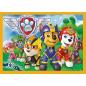 Preview: Trefl 34395 -  4 in 1  Puzzle, Das lustige Team von PAW Patrol, von 35 bis 70 Teilen, 4 Sets