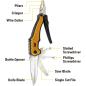 Preview: Caterpillar Multitool XL mit Werkzeugen aus Edelstahl, 9 in 1 CAT-Werkzeug