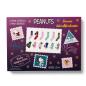Preview: PEANUTS - DAMEN Adventskalender 12 Paar Socken 35-41 ( 6 Paar Socken & 6 Paar Sneaker ) Style - LILA