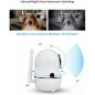 Preview: Denver SHC-150 überwachungskamera WiFi mit IR-LED für Nachtsicht, HD 1280x720p, 12fps WEISS