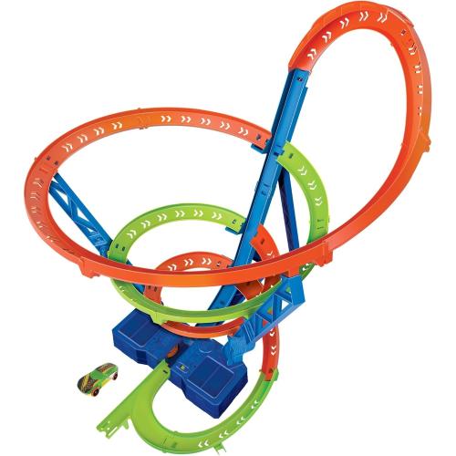 Hot Wheels HJT51 - Action Crash-Spirale Autorennbahn