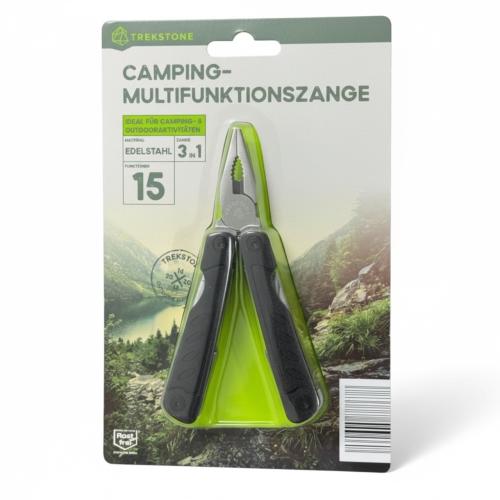 Preview: Trekstone CAMPING-MULTIFUNKTIONSZANGE, 15 Funktionen - inkl.Aufbewahrungstasche