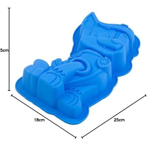 pos PAW PATROL Silikon-Backform zum Backen + Frosten ca. 24 cm