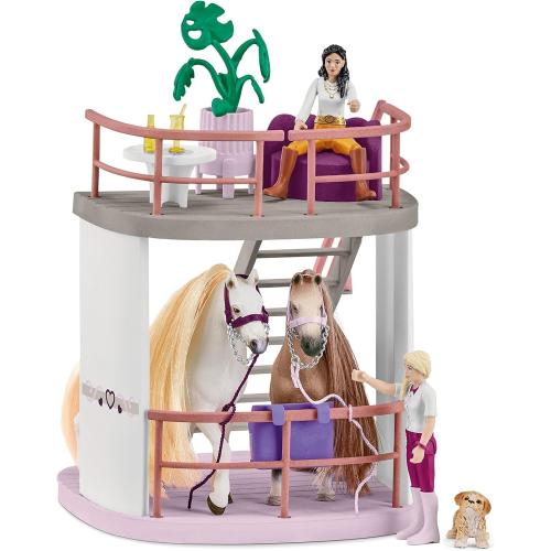 Schleich® 42588 Horse Club - Sofia's Beauties Pferde Beautysalon mit Stall, 99-teiliges Spielset