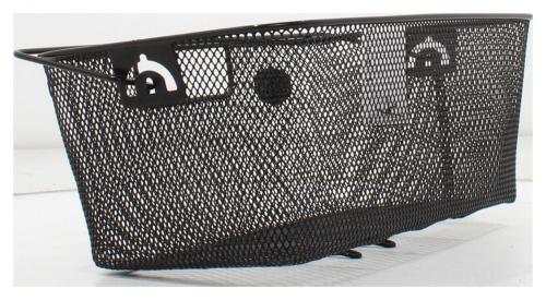 Fahrradkorb Schultaschenkorb engmaschig, Fischer schwarz, Gr.19,5 x 47,5 x 27 