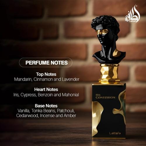 Preview: Lattafa His CONFESSION - Eau de Parfum for MEN 100 ml