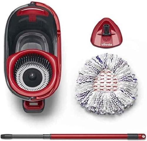 Vileda Turbo 3in1 Mikrofaser Wischmopp Komplett Set - Bodenwischer mit Teleskopstiel