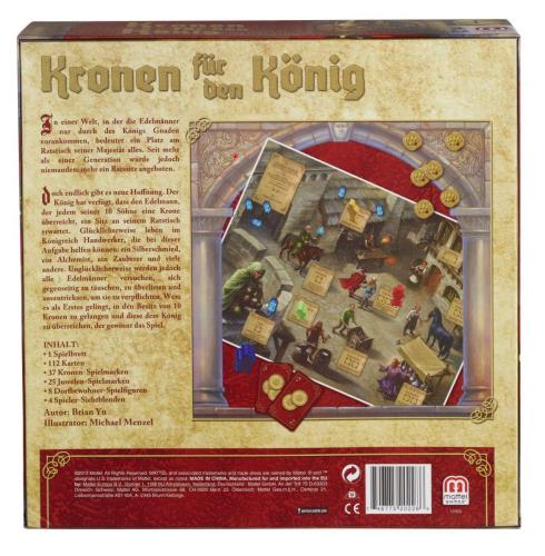 Mattel Y2553 - Kronen fr den Knig, Strategie- und Geschicklichkeitsspiel  