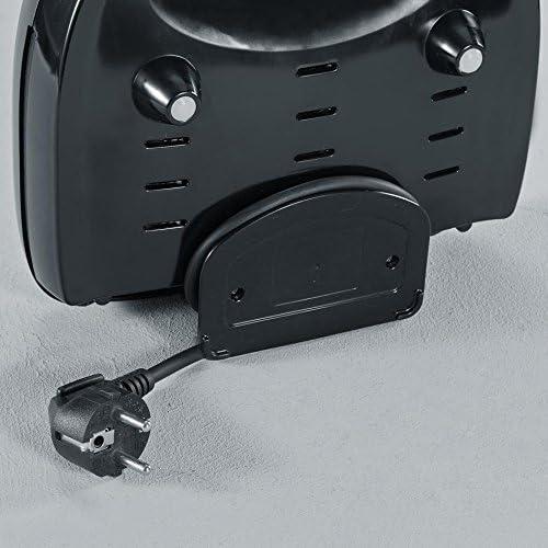 SEVERIN Sandwichmaker-Toaster für 2 Sandwiches, Dreieckige Sandwichtoasts, 600 W, Edelstahl-gebürstet-schwarz, SA 2969