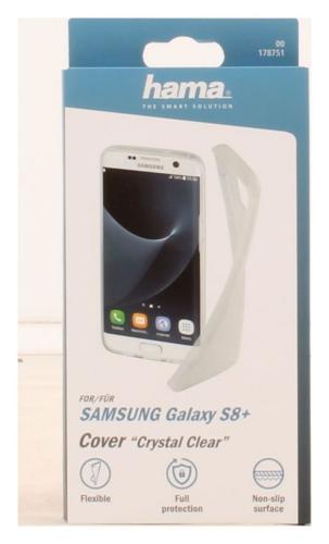 Hama Cover Case Handyhlle "Crystal Clear" fr Samsung Galaxy S8+, Transparent 