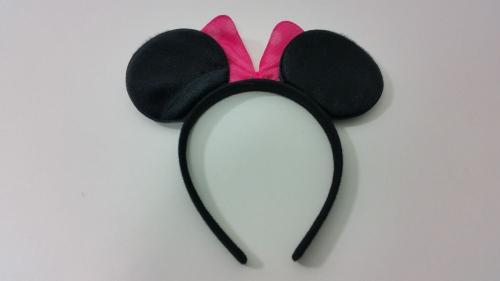 Haarreifen mit Mickey Mouse Ohren Farbe: Pink