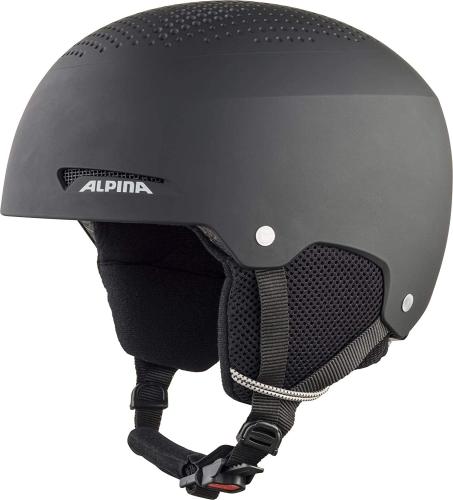 ALPINA Unisex - Kinder, ZUPO Skihelm, black matt, 51-55 cm