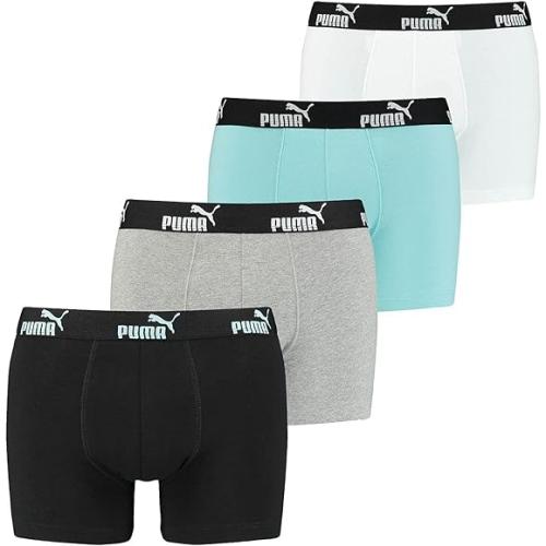 PUMA 4er Pack Boxer Boxershorts Herren Unterwäsche BLUE COMBO Gr. L