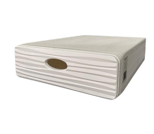 QBOX Wave Schubladenbox 1 Schub Weiss Gr. SLIM  ( 28 x 40 x 9 cm ) 