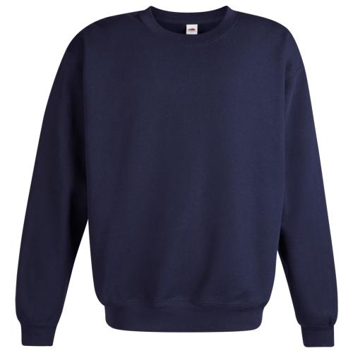 FRUIT OF THE LOOM Classic Herren Sweatshirt Pullover DUNKELBLAU Größe M